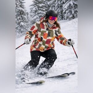 Roxy Winter Coat Zip 5000 Snowboard Ski Jacket Size M